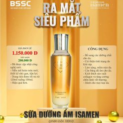 Sữa dưỡng ẩm trắng da isamen